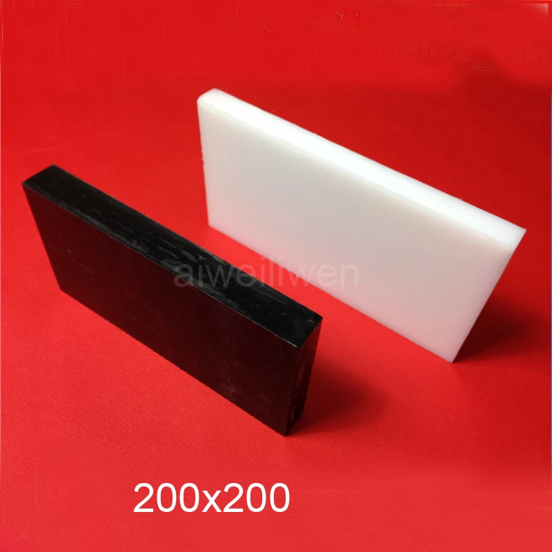 Белая или Черная Пластина pom 5 мм 6 8 10 толщина 200x200 полиоксиметиленовая