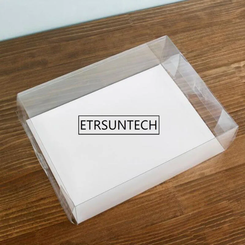 Прямоугольная коробка для торта простая прозрачная коробка для торта на день рождения большого размера пластиковая упаковочная коробка для торта 20 шт./лот