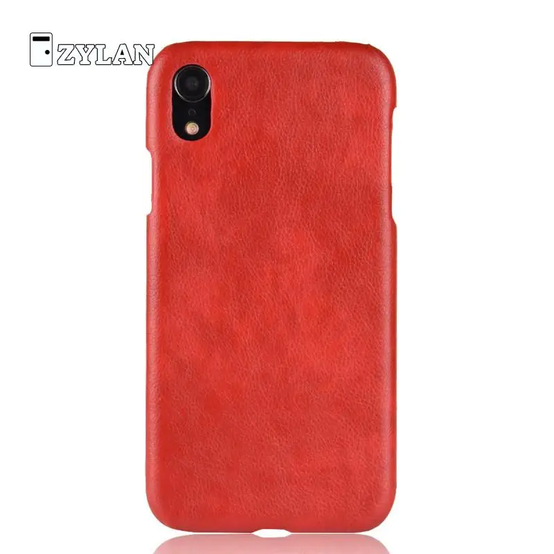 ZYLAN жесткий чехол из искусственной кожи для Apple iPhone XS Max XR черный коричневый и