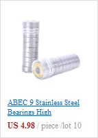 608RS подшипник 8*22*7 мм(8 шт.) ABEC-7 скейтборд скутер 608 2RS шарикоподшипник миниатюрный скейт ролик 608-2RS 608 подшипники RS