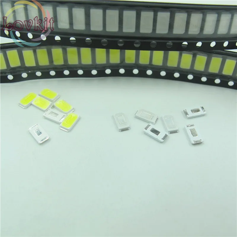 100 шт. 5630 5730 SMD/SMT чип оранжевый/Янтарный светодиод ультра яркий светоизлучающий