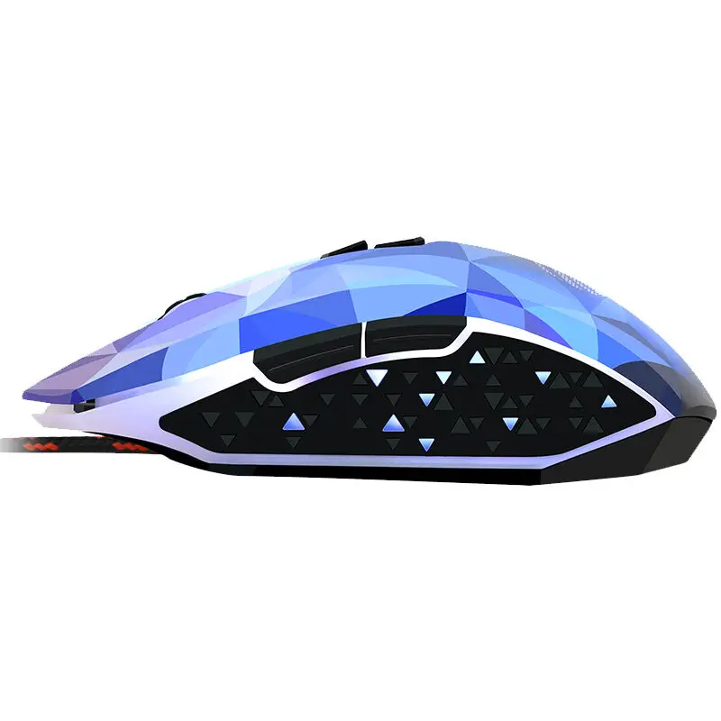 Оригинальная игровая мышь F MOUSE X8 Dazzle Color Diamond Edition проводная геймерская оптическая