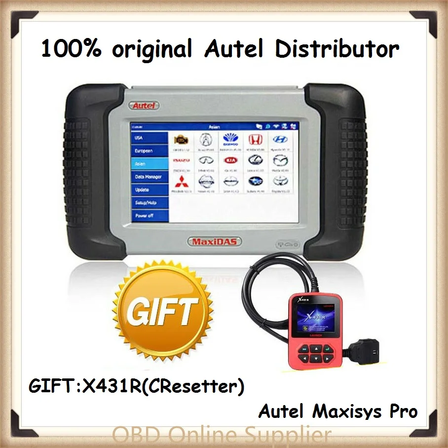 [Корабль из США] 2016 мульти Язык 100% оригинал Autel MaxiDAS DS708 DS 708 универсальный