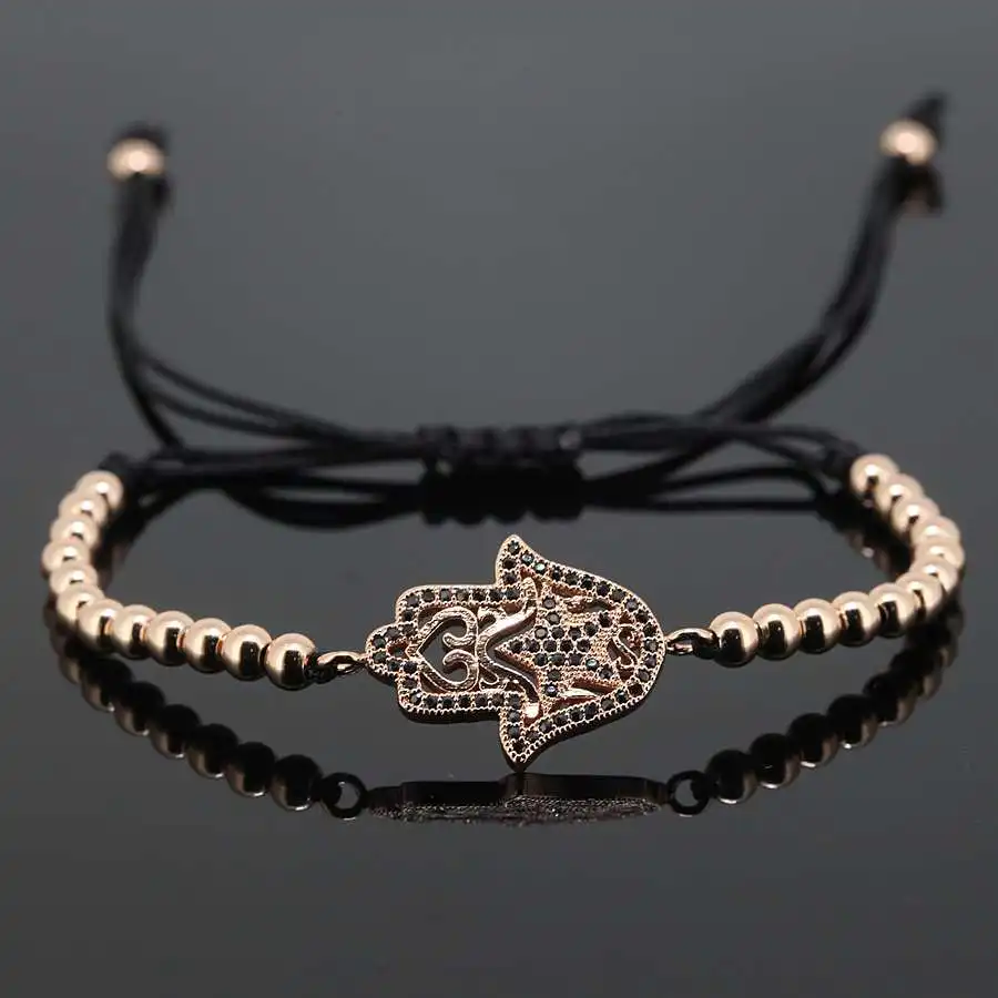 Браслеты Hamsa модные ювелирные изделия очаровательные браслеты со звездами и