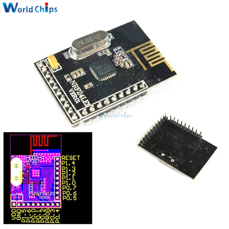 

Беспроводной трансивер NRF24LE1 NRF24L01 + MCU, модуль беспроводной связи DIP nE