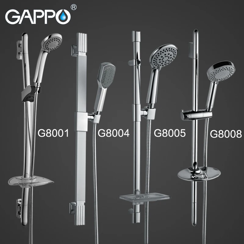 Душевая труба GAPPO GA8001 GA8005 горка из нержавеющей стали с настенным креплением для