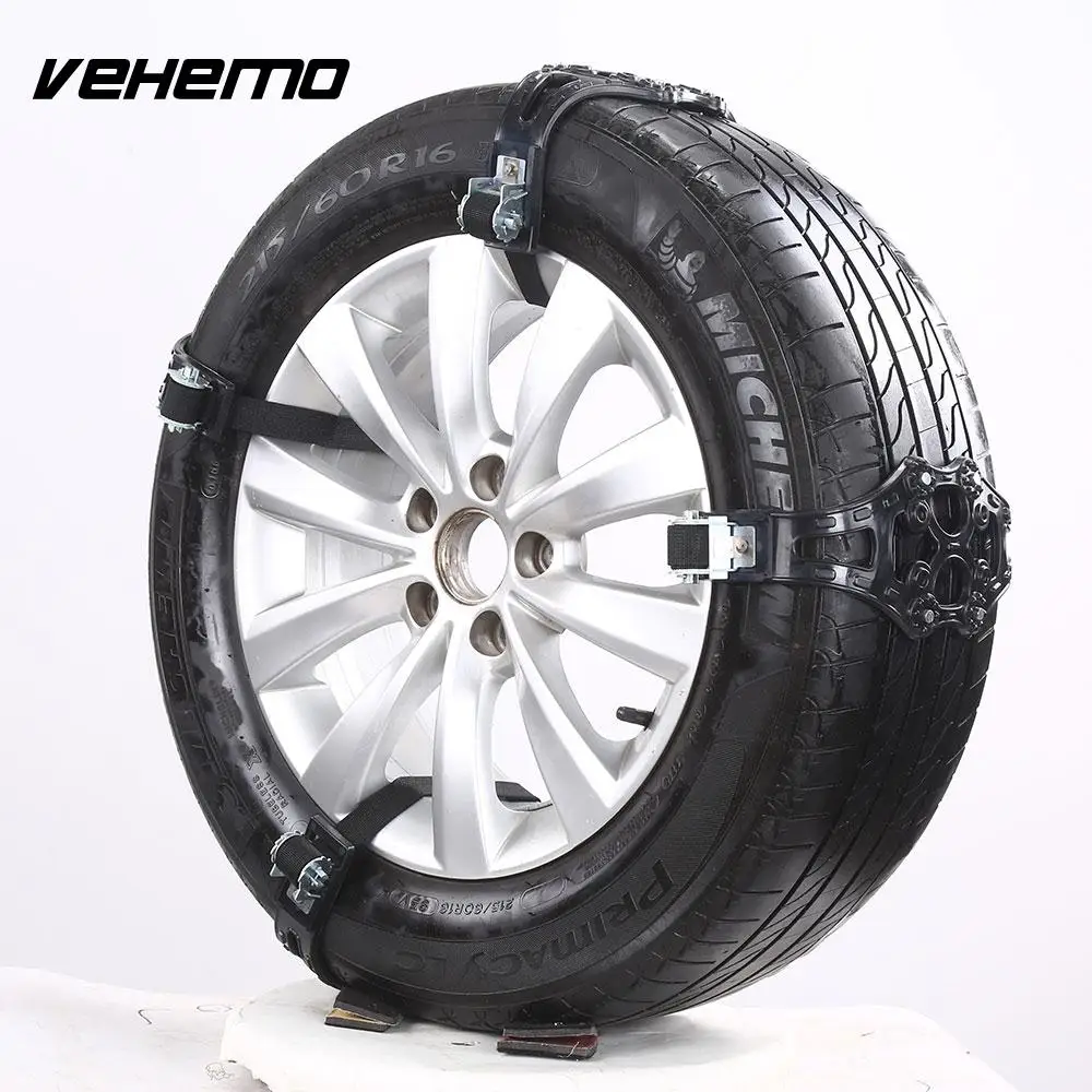 

black Car Wheels Tyre Snow Chain Anti-skid Tire Chain Automobile Tie Belt Winter Driving Outdoor Sports Non Slip car accessories