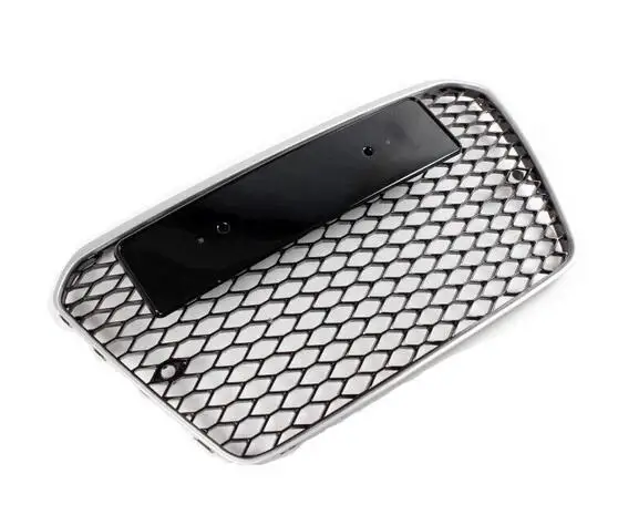 chrome black grill Автомобильный Стайлинг 2012~ A5 RS5 Sline черная эмблема передний бампер сетка решетка решетки для Audi A5 S5 RS5 S Line - Цвет: chrome black grill