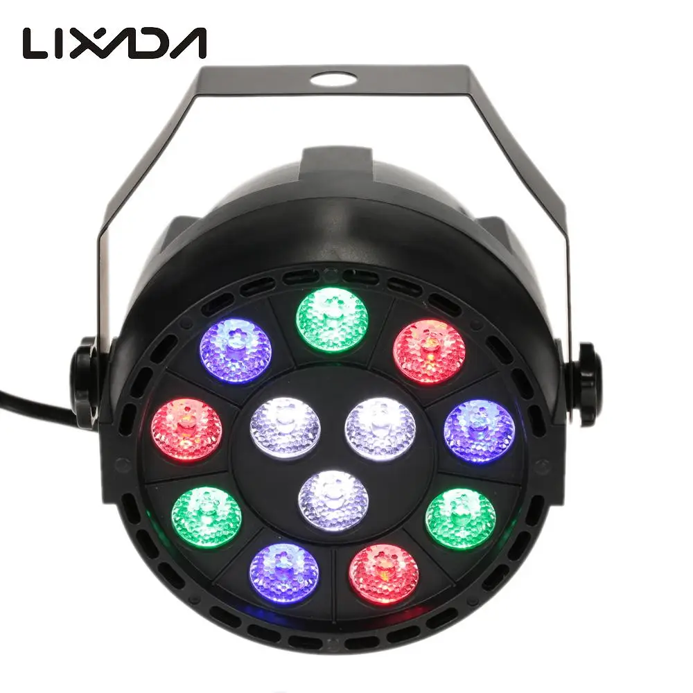 Прожектор dmx 8 каналов AC90-240V 15 Вт DMX-512 RGBW светодиодный высокомощный сценический мигающий свет освещение стробоскоп профессиональные вечерние дискотеки