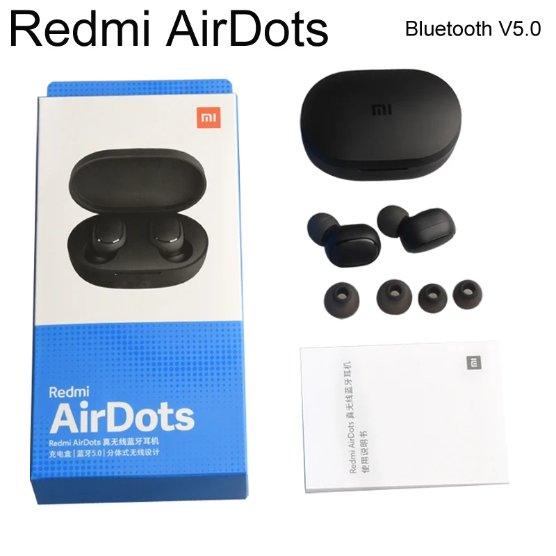 Оригинальный Redmi Airdots беспроводной наушник стерео Bluetooth 5 0 в ухо гарнитура ANC и