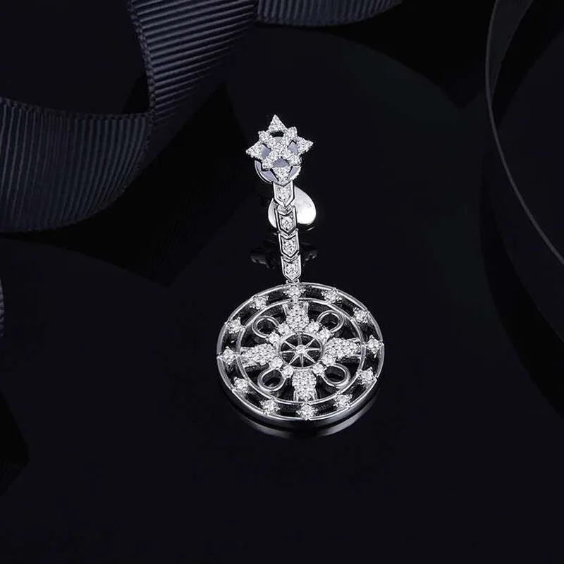 Женские серьги из серебра 925 пробы с фианитом 1 шт. | Украшения и аксессуары