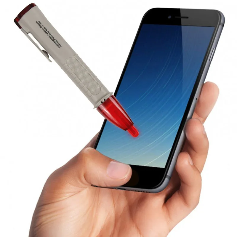 Мини электромагнитного излучения Ручка детектор EMF Тесты er Высокочувствительный