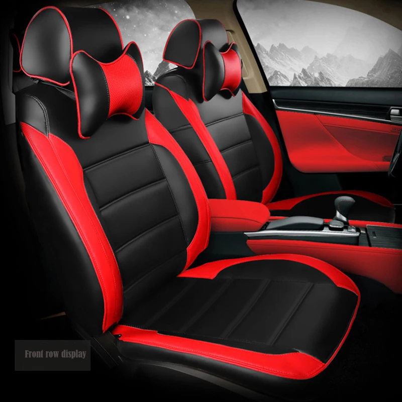Чехол на автомобильное сиденье кожаный для mitsubishi lancer 10 ASX EX Zinger FORTIS Outlander Grandi pajero