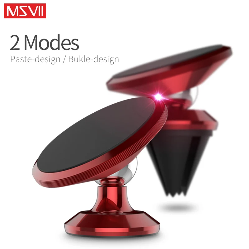Msvii магнитный держатель для телефона в автомобиле 360 градусов Универсальный