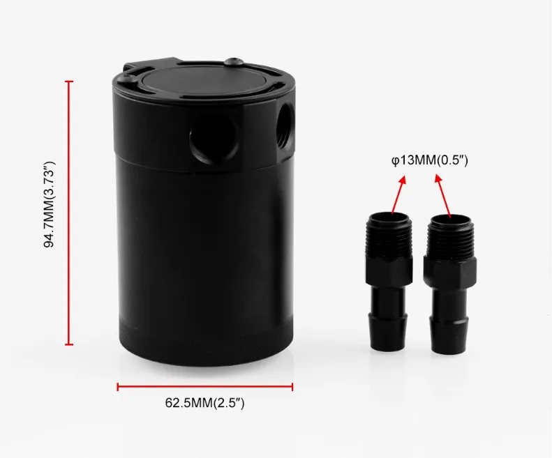 La captura de aceite Универсальный puede compactar las piezas del tanque combustible depósito alumi | Автомобили и