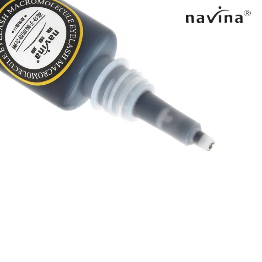 Новое поступление 2016 клей для ресниц NAVINA черный длительный срок службы 50 дней без