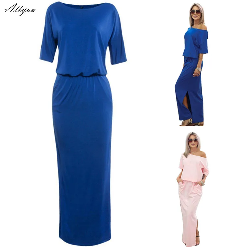 Для женщин летние длинные Бохо Макси платье пляжное Сарафан | Женская одежда