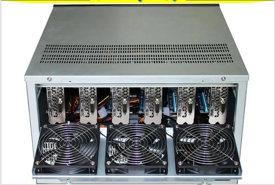 A 025 6u один Питание Eth/zec/hsr горно 6 видеокарта Gpu чехол шасси 500 мм * 440 267 вентиляторы