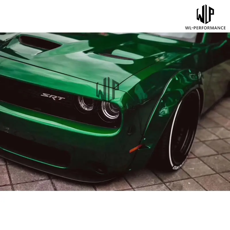 Высококачественный ФАП Неокрашенный стиль LB для стайлинга автомобиля Dodge Challenger