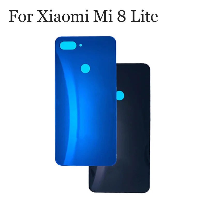 Новое стекло батарея задняя крышка двери Корпус для Xiaomi Mi 8 Lite 8 lite батарея Крышка для Xiaomi Mi 8 Lite замена