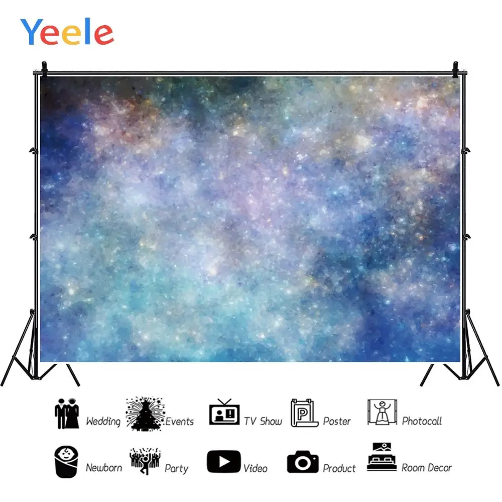 Фоны для фотосъемки Yeele с изображением великолепных звезд облаков боке огней