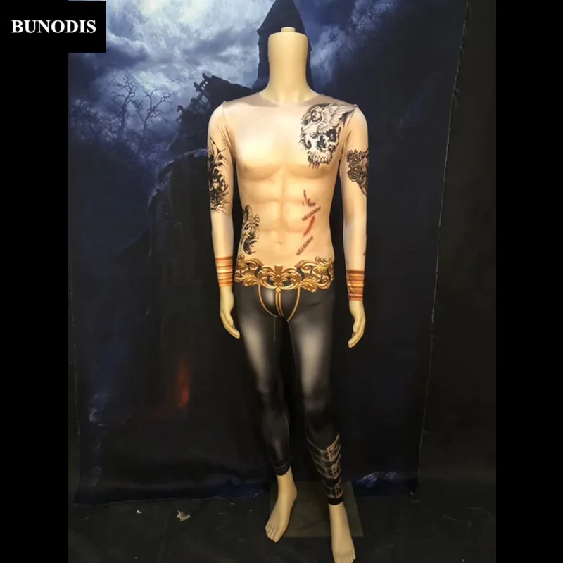 BU362 Hallowmas одежда волшебница комбинезон и плащ 3D печатных личности костюмы сцена