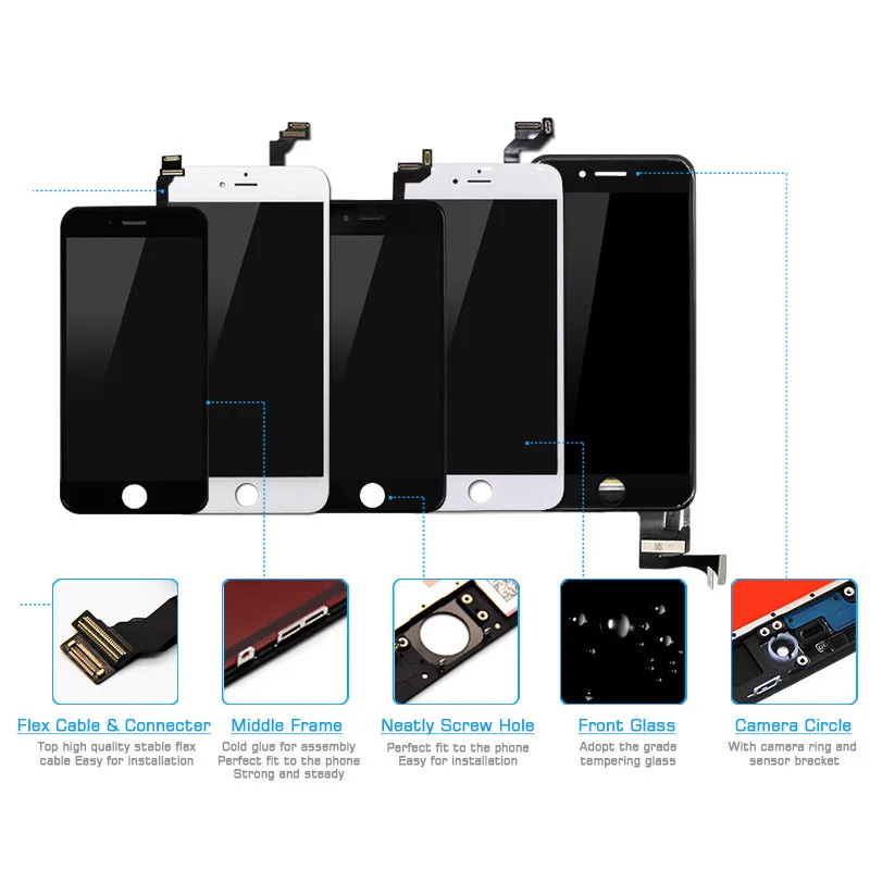 Высококачественный ЖК экран Extpower AAAA в сборе для iPhone 5S 7 8 plus сменный сенсорный