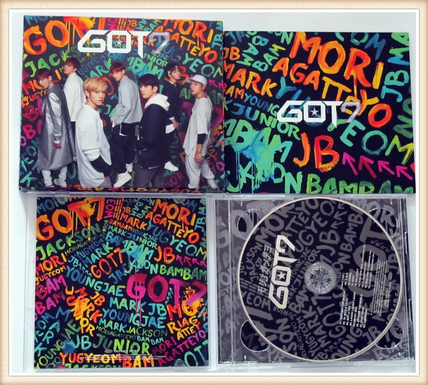 GOT7 с автографом подписанный оригинал первый альбом привет друг другом CD + DVD