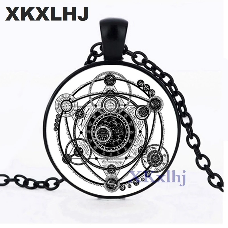 XKXLHJ Sigil магический кулон в виде ведьма ожерелье для женщин Аксессуары платья| |