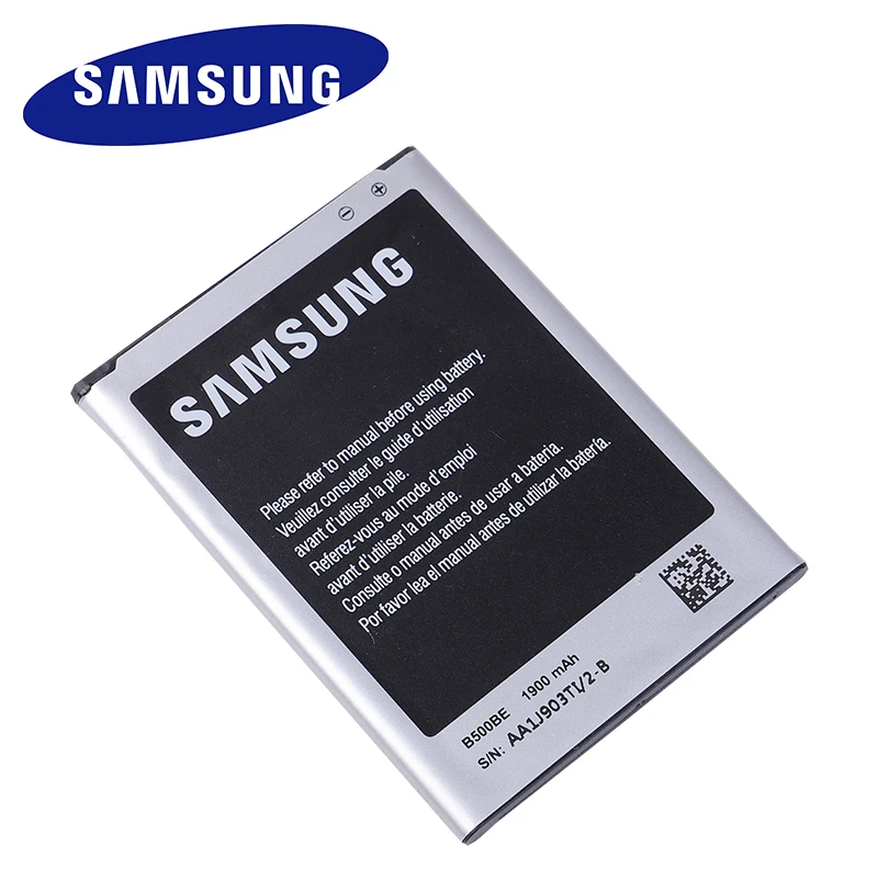 Оригинальный сменный аккумулятор SAMSUNG B500BE для телефона GALAXY S4 Mini I9190 I9192 I9195 I9198 S4Mini