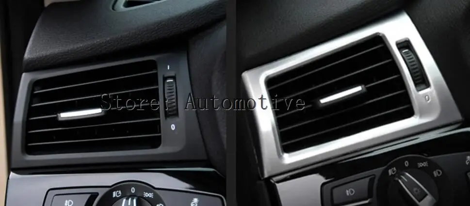 Для BMW X3 X4 F25 F26 2013-2017 ABS матовая хромированная Боковая Крышка Кондиционера