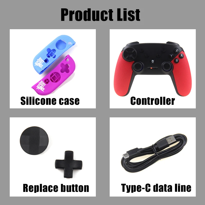 Беспроводной Bluetooth геймпад игровой джойстик контроллер для Nintendo Switch Pro NS Хост
