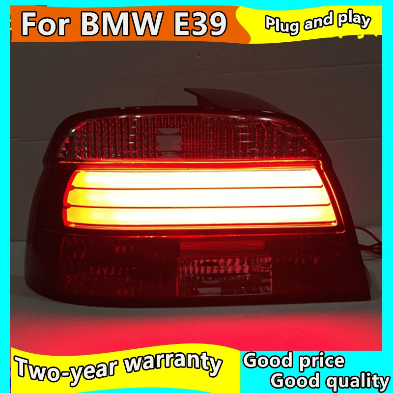 Задняя часть автомобиля светильник для BMW E39 Светодиодные ленты хвост s задний