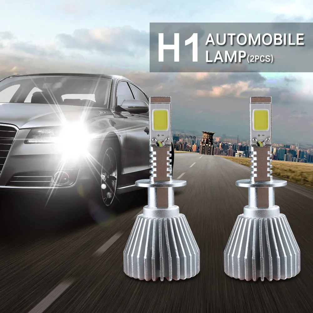 2 шт. автомобильные светодиодсветодиодный лампы H1/H4/H7/H11 80 Вт 6000 лм к|Светодиодные