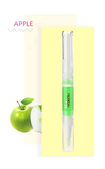 Apple 1 шт., новинка, восстанавливающее Масло для кутикулы, фруктовый дизайн ногтей, лечение, маникюр, смягчающая ручка, инструмент для ногтей, Масло для кутикулы, для ногтей, инструменты для макияжа - Цвет: Apple