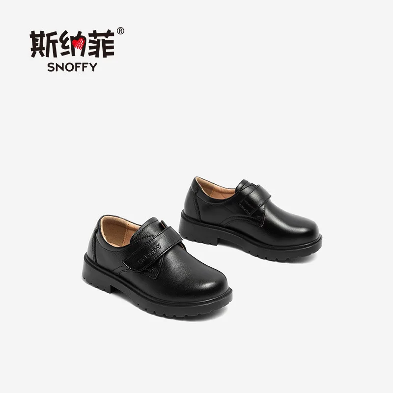 

Snoffy Kids Genuine Leather Wedding Dress Shoes for Boys Brand Black School Formal Shoes Boys Kids Party Dancing Shoes TX402