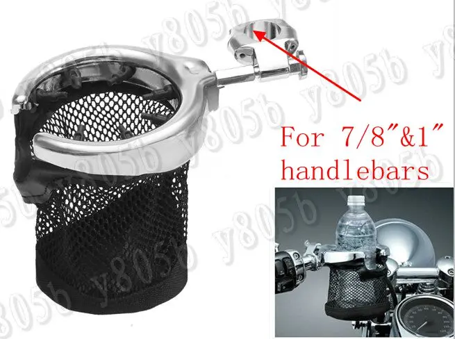 Универсальный мотоциклетный держатель для чашки 7/8 дюйма и 1 дюйм на руль