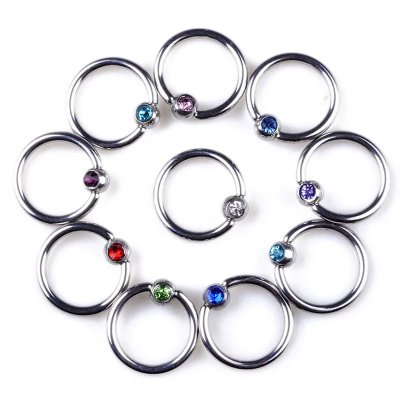 Пирсинг для пирсинга пирсинг бровей в нос сосков губ кольцо украшения 18 г 5 шт. |