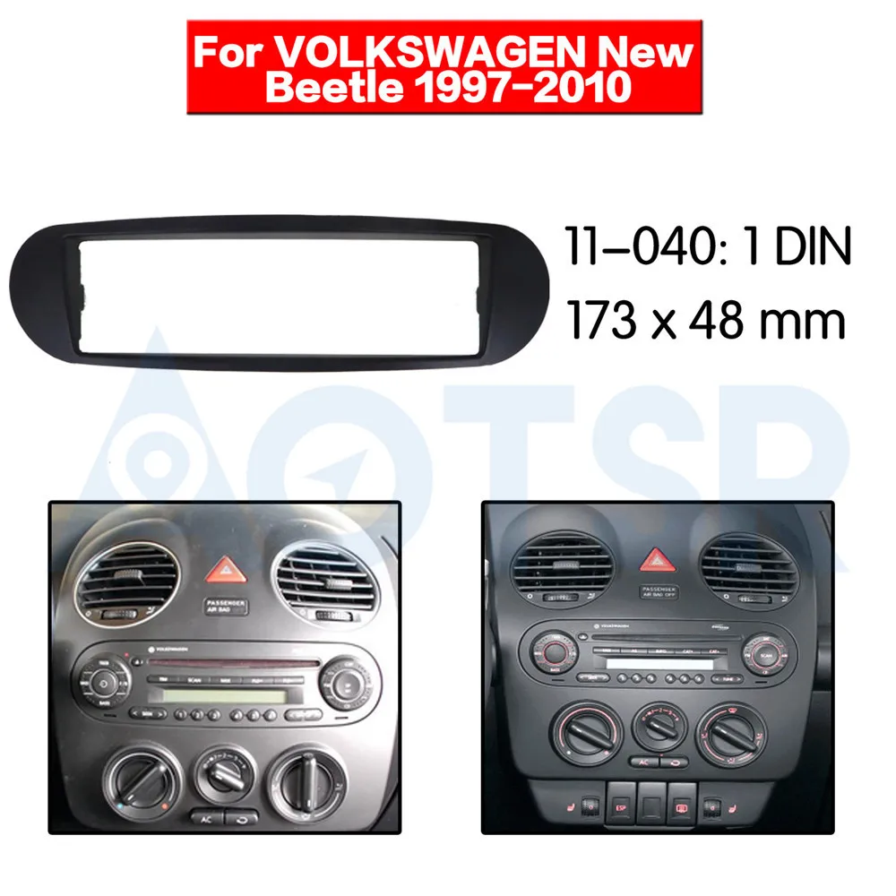 2 din радиоприемник для VOLKSWAGEN New Beetle 1997 2010 монтажный комплект монтажа звуковой