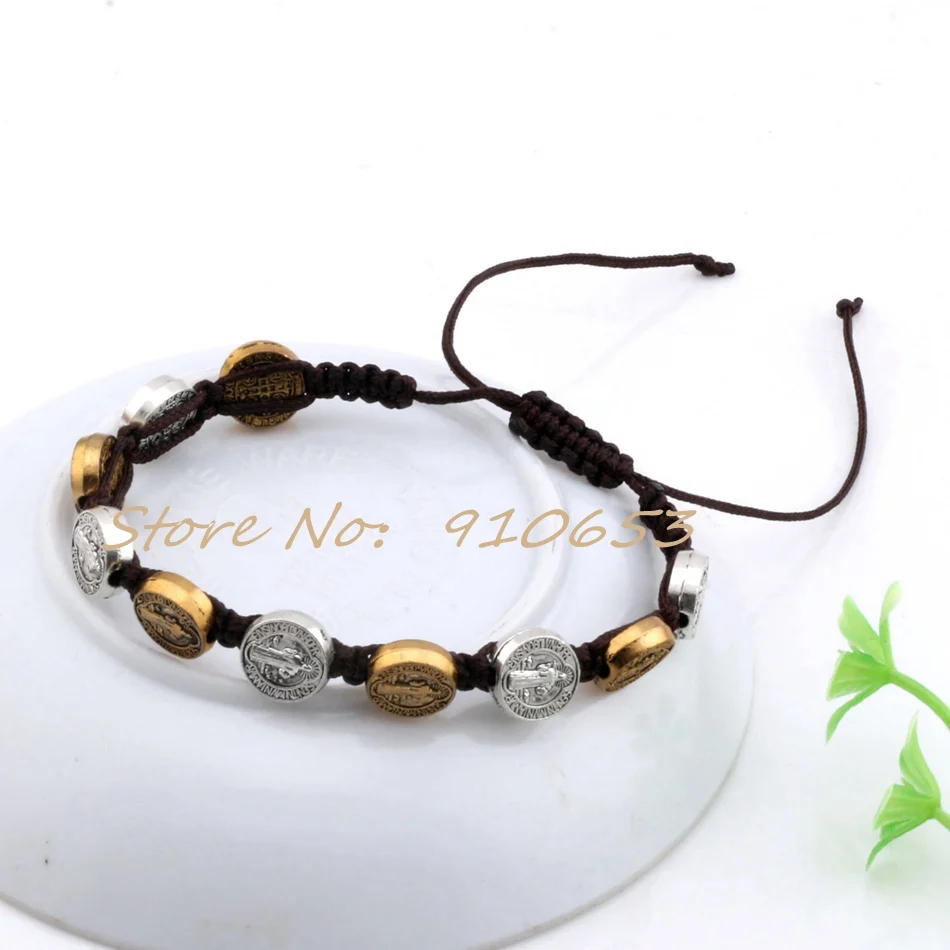 NIC 10 шт. цвет Φ на регулируемом ремешке браслет запястье (5 стилей)|saint bracelet|wrist