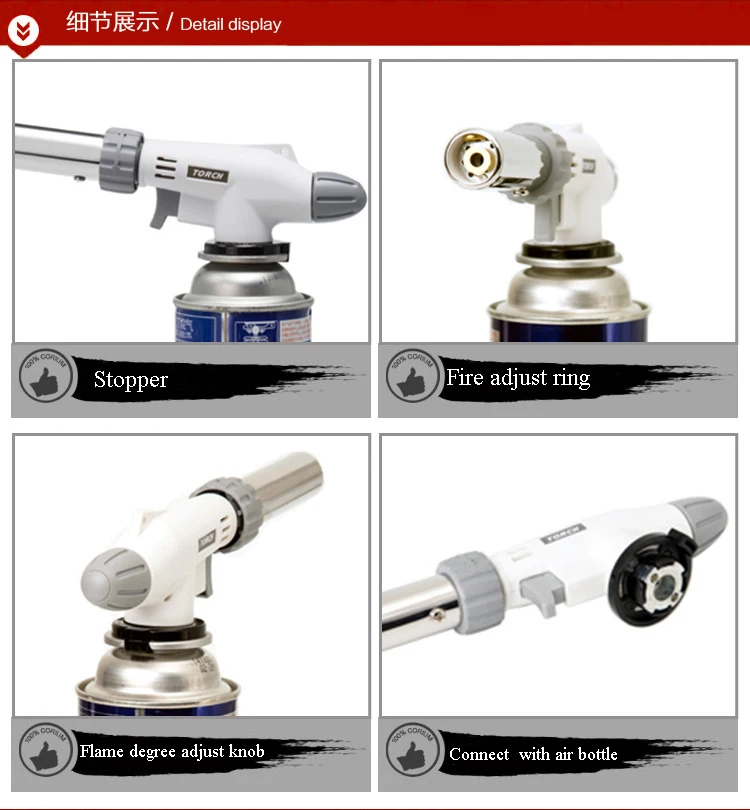Горячая продажа Аэрограф Бутановая Зажигалка Автоматическая пьезо