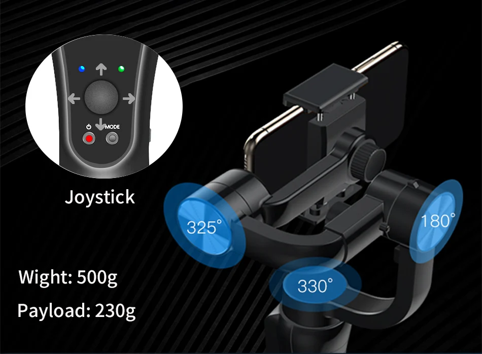 KEELEAD 3-осевой ручной шарнирный стабилизатор для камеры GoPro w/фокус Pull& Zoom для iPhone Xs Max Xr X 8 плюс 7 6 Plus SE samsung экшн Камера