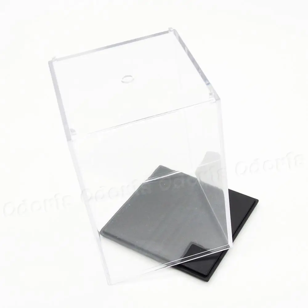 Odoria DE акриловый витрина Perspex коробка 10 см H прозрачная Пылезащитная