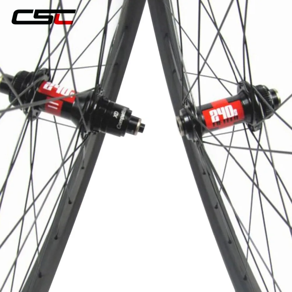 Горный велосипед Superlight 1270g карбоновые колеса 29er 30*22 бескамерные Асимметричные XC