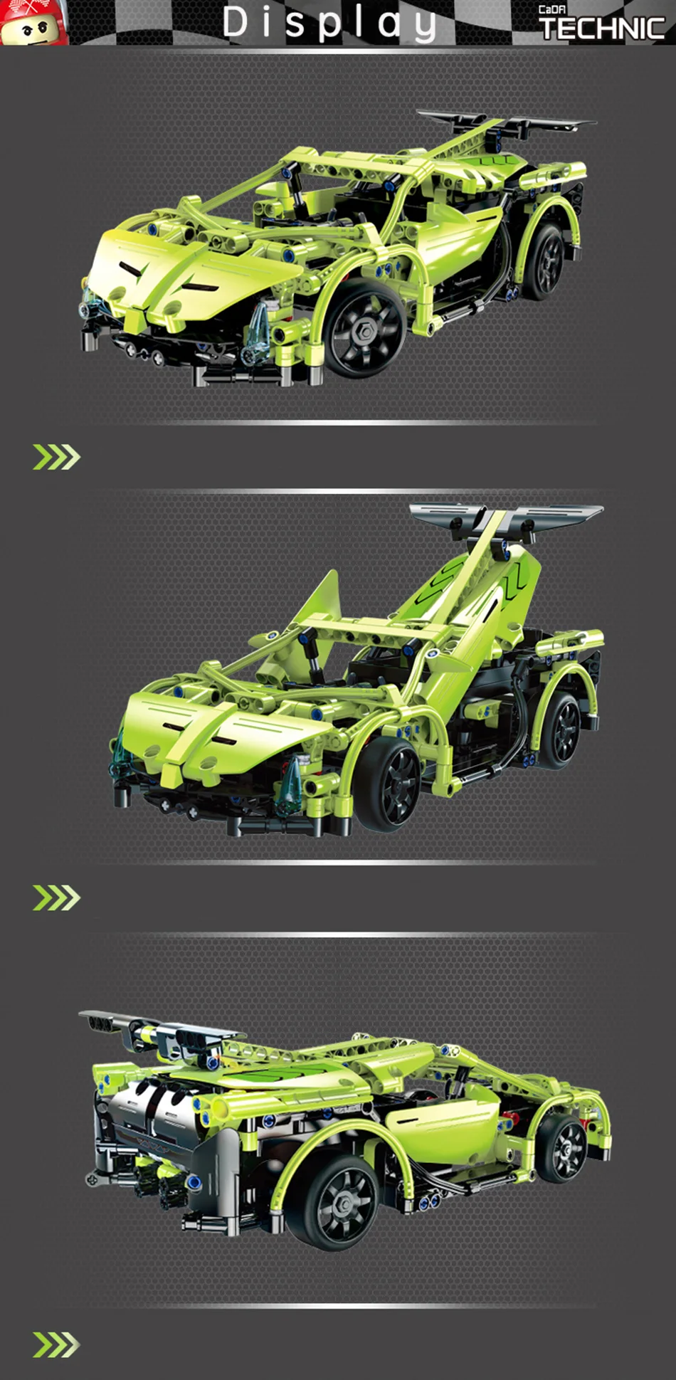 Technic RC электрическая мощность функция дистанционного управления veneno автомобиль строительный блок игрушка Совместимые Кирпичи Tele управления модель автомобиля