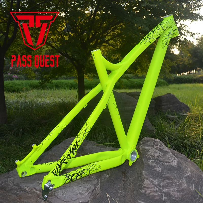 Pass Quest 27,5 дюймов Рама для горного велосипеда Дисковая тормозная рама из алюминиевого сплава Аксессуары для велосипеда