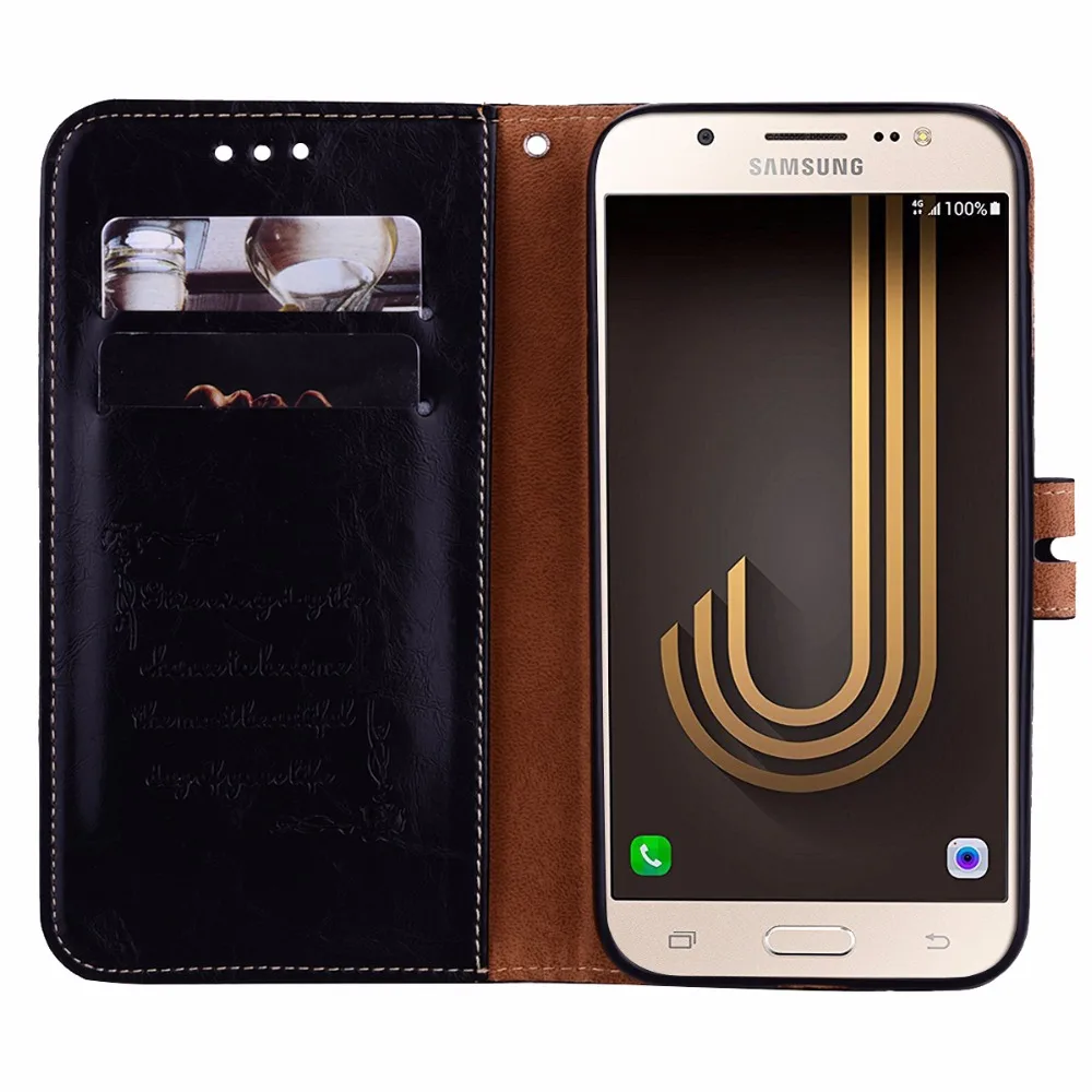 OUZifish For Samsung Galaxy J5 2017 Case Cover Flip PU Leather Wallet J530F J530 Eurasia Edition | Мобильные телефоны и