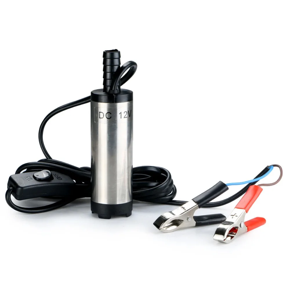 

DC 12 V/24 V 38mm крокодил клип Дизельное Топливо Вода Масло автомобиль кемпинг рыбалка заправка погружной насос