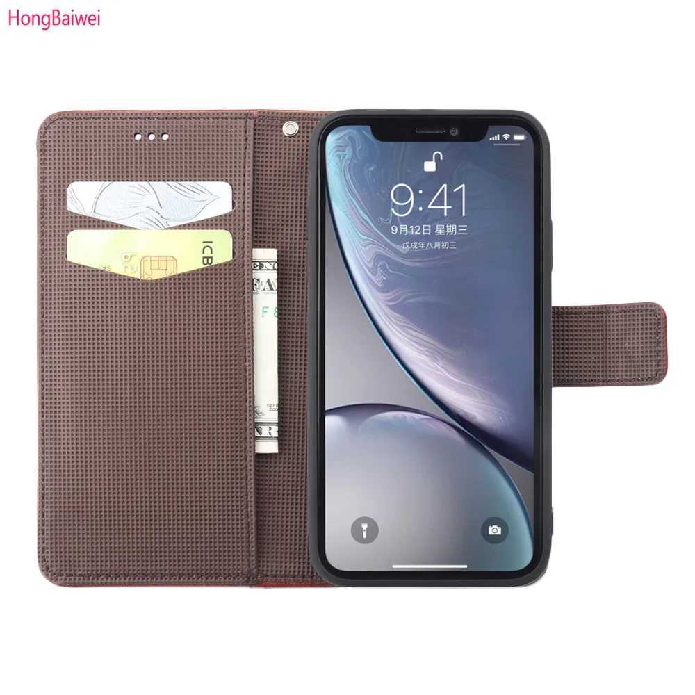 Ultra Slim Phone Case For iPhone XR Cover Leather Business Wallet Shockproof Silicon Flip case Coque Housing | Мобильные телефоны и