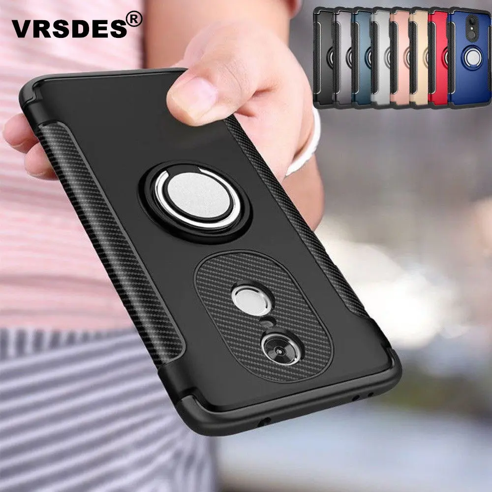 

VRSDES Armor Soft Case For Xiaomi Mi 8 SE A1 A2 MiA1 MiA2 6X 6 Redmi 6 Pro 5 Plus 4A 4 Pro Note 6 ro 5 4 4X 5A Magnetic Ring